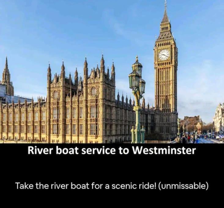 Snuggle Inn - Riverside Apartments - Views Over Looking London River Thames, Close To O2 Arena, London Excel, London City Airport, Thames Clipper- River Boat Service, Woolwich Ferry, Onsite Parking, Twin Room Option Available Exteriör bild